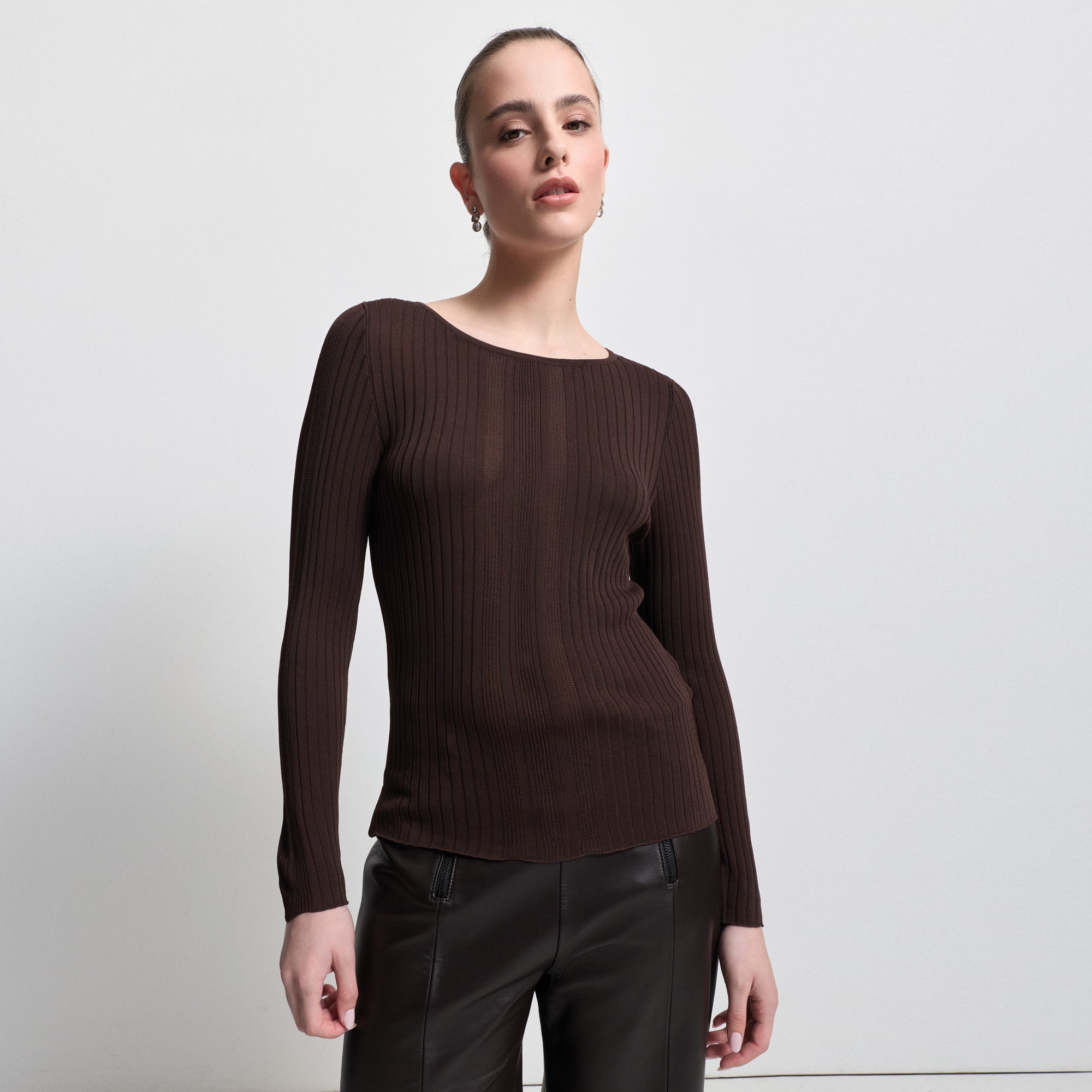 Base Layer Long Sleeve Knit | Espresso