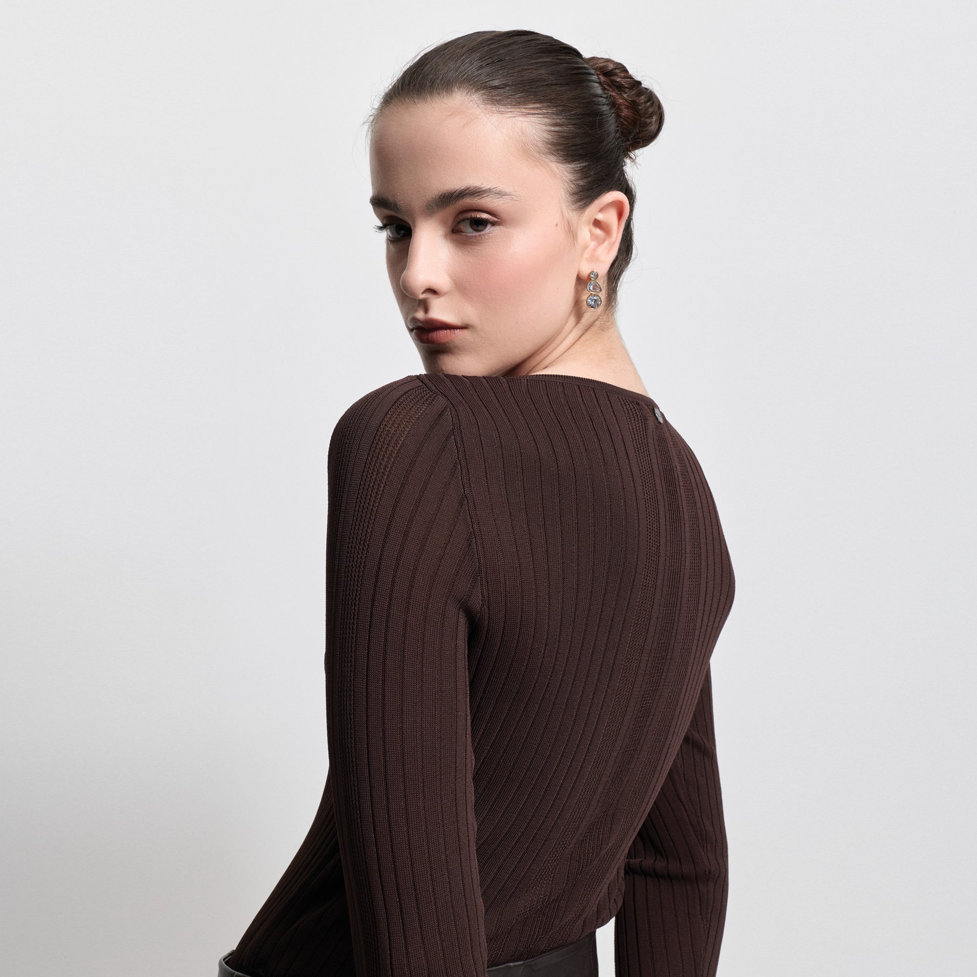 Base Layer Long Sleeve Knit | Espresso