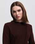 Maya Cashmere Blend Knit | Espresso