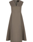 V-Neck Midi Dress | Olive