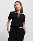 Base Layer Zip Polo | Black
