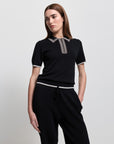 Base Layer Zip Polo | Black
