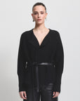 Eliana Cashmere Blend Knit | Black