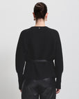 Eliana Cashmere Blend Knit | Black