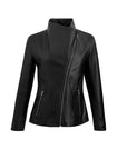 Nicolette Leather Jacket | Black