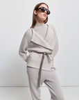 Eliana Cashmere Blend Knit | Oyster