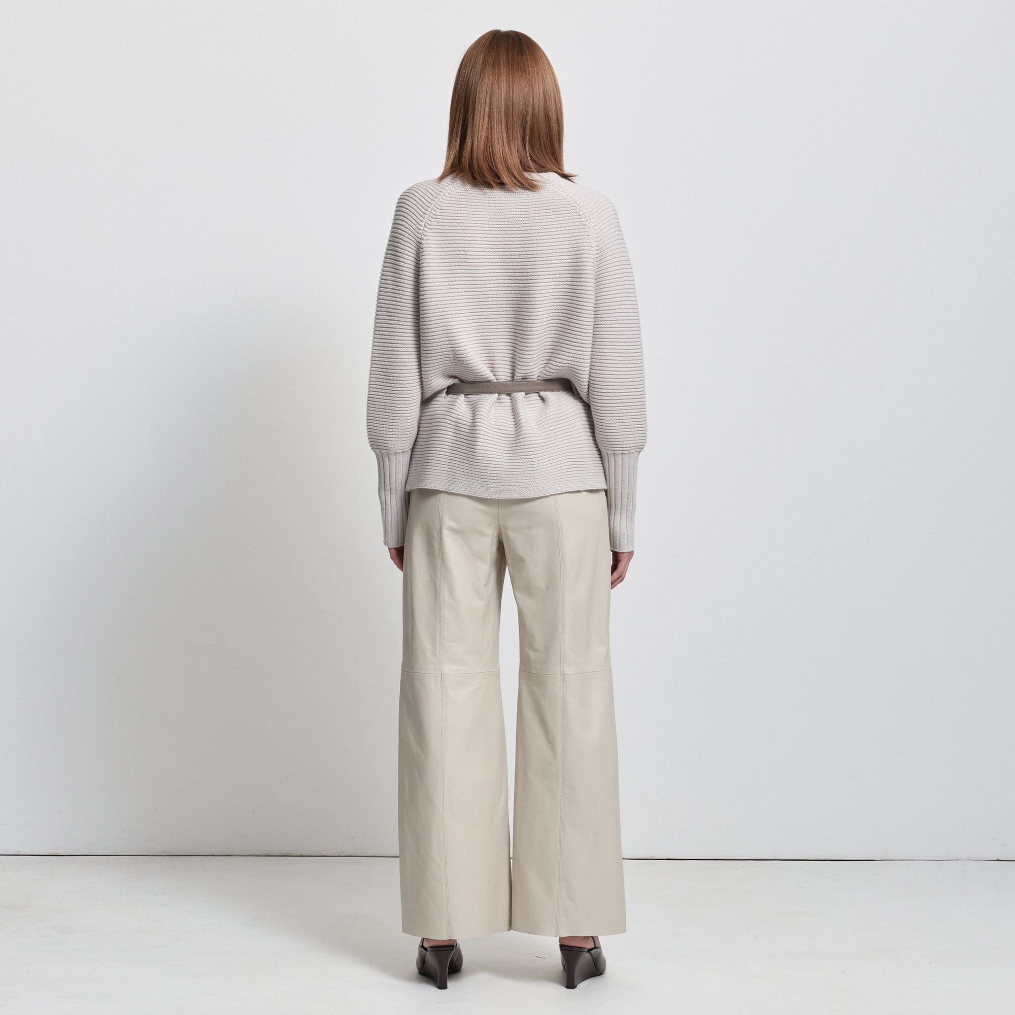 Eliana Cashmere Blend Knit | Oyster