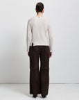Maya Cashmere Blend Knit | Oyster