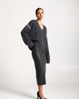 Brac Merino Tunic | Grey/White