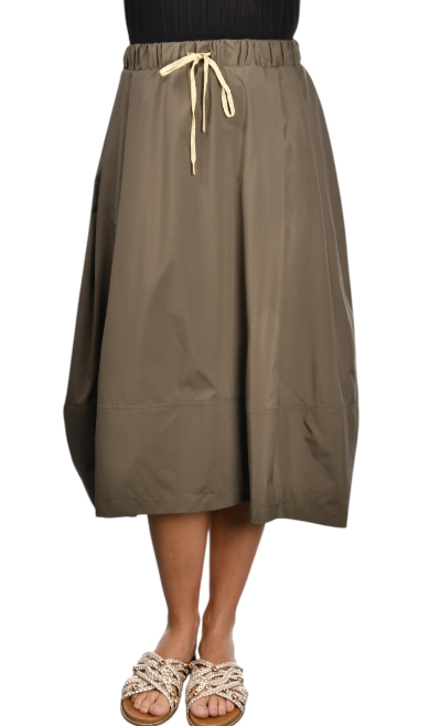 Gran Sasso Kahki Tulip Skirt