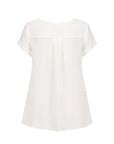 Sorrento Scoop Top | Ivory Silk
